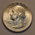 Nicer Low Mintage 1945 P Washington Quarter