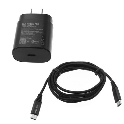 For Galaxy S23/S24/S25/Plus/Ultra/Edge - 25W Fast Home Charger PD Type-C 6ft