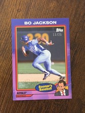 2024 Topps X Chris Berman Boomer's Baseball Purple /25 #44 Bo Jackson Royals