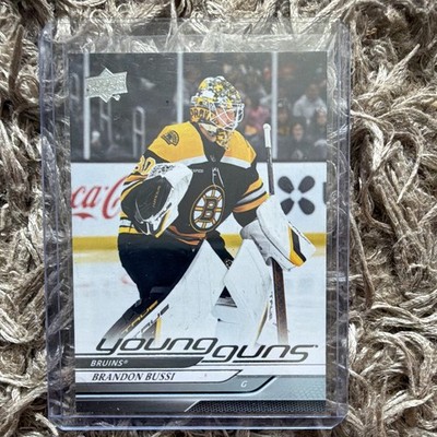 Upper Deck 2024-25 Series 2 Brandon Bussi Bruins Young Guns Rookie #493