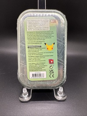 海外 ポケモンカード25th mini tins ポケモンカードゲーム Celebrations Mini Tin 海外 拡張パック 25th
