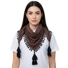 Desert Tactical Cotton Keffiyeh Arab Scarf Shawl Unisex Fashion Head Wrap