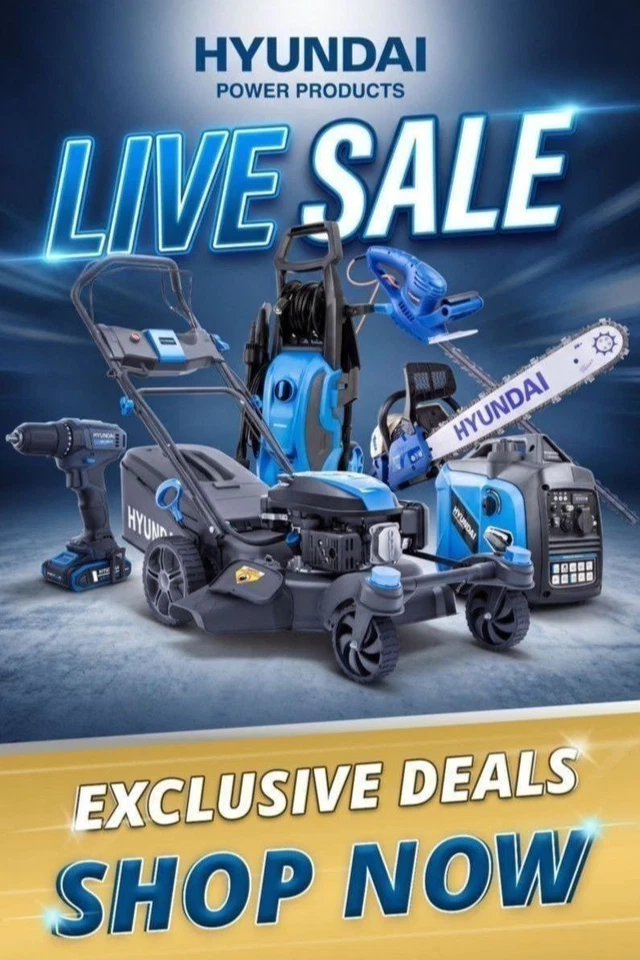 LIVE SALE ON POWER TOOLS, GARDEN TOOLS, E BIKES & MORE! // £1 STARTS //
