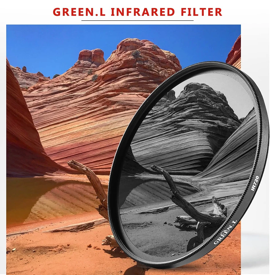 67mm Infrared Filter IR 720nm R72 Filter for Camera Lens Photography - Image 2 of 4