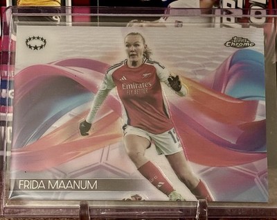 2024-25 Topps Chrome UWCL Frida Maanum Helix SSP H-5 Arsenal Norway