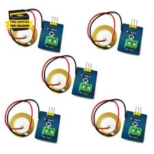 5Pcs Piezoelectric Sensor Analog Ceramic Vibration Sensor Module Piezoelectricit