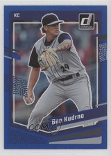 2023 Panini Donruss Holo Blue Ben Kudrna #132 0s1o