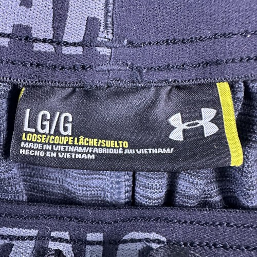 Under Armour pantaloncino uomo grande grigio nero pista corsa palestra allenamento - Foto 10 di 10