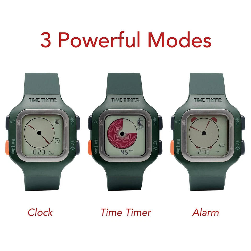 Watch — Visual 12-Hour or 24-Hour Analog and Digital Countdown Timer — for Pr... - Image 3 of 4