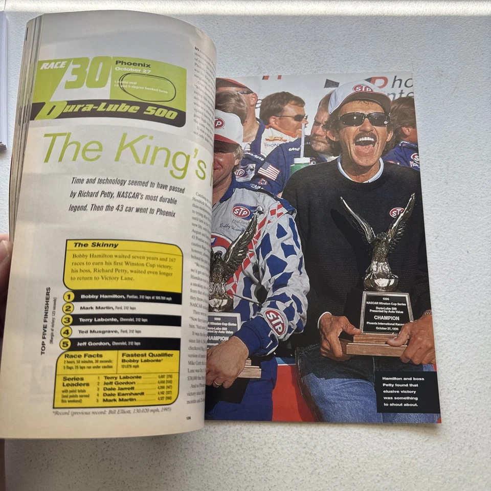 Sports Illustrated NASCAR 1996 Winston Cup Magazine - Image 4 of 4