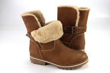 Bench Gr.37 Damen Stiefel Stiefeletten Boots  Gefüttert Braun  TOP  L 206