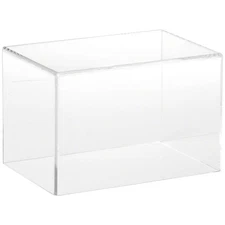 Plymor Clear Acrylic Display Case with No Base, 6" W x 4" D x 4" H