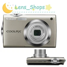 Nikon COOLPIX S4000 CCD Digital Camera 12.0MP 4x Optical Zoom Auto Focus Silver