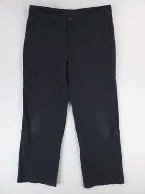 Vintage Patagonia Pant Womens 10 Black Inter Continental Outdoor Hiking Straight