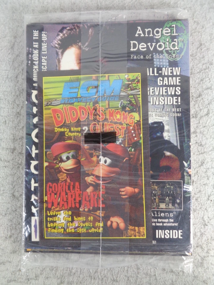 Electronic Gaming Monthly Issue 77 December 1995 Sealed Polybag Diddy Kong Quest - Image 2 of 4