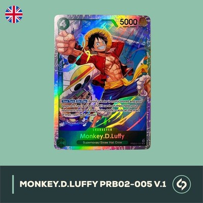 Monkey.D.Luffy PRB02-005 V.1 | The Best Vol. 2 | SR | ONE PIECE TCG | EN 