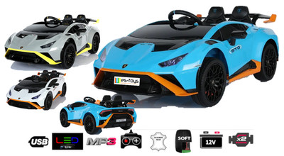 Elektro Kinderauto  Lamborghini Huracan STO    lizenziert   12V7A Akku, 2 Motore