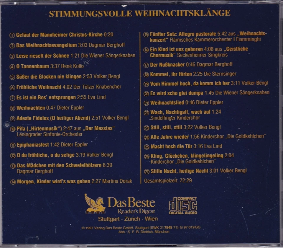 Weihnachten CD Media SALE Schöne Christmas aus Hollywood Der Soundtrack zum Fest - Bild 2 von 4