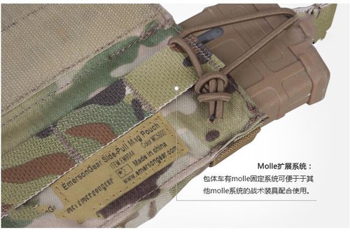 Taktische Seitenzug Mag Etui Magazin Zug Haken & Schleife Kampfausrüstung Tasche EM9044 - Bild 9 von 20