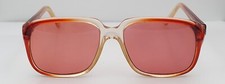 Vintage Boulevard Boutique 1025 Brown Rectangular Sunglasses FRAMES ONLY