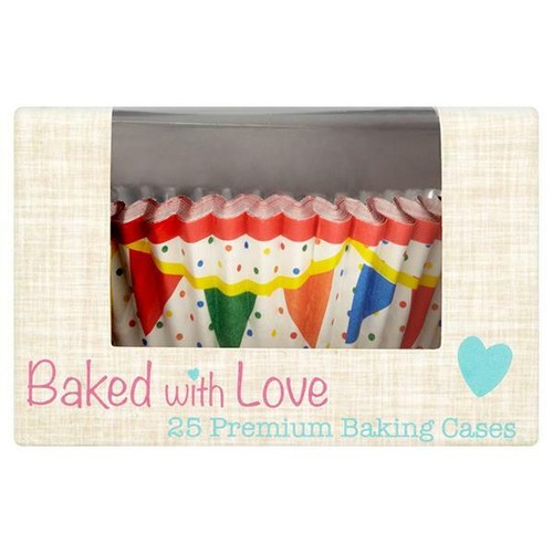 Cupcakeförmchen Muffin Brötchen Fee Kuchen Backförmchen Wimpelkette von Baked with Love 25