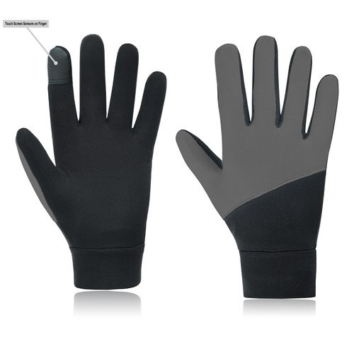 Running Gloves Mens Touchscreen Lightweight Liner Inner Thermal Winter Gloves UK - Picture 3 of 7