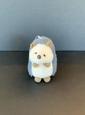 Plush Hedgehog Keychains - Stuffed Animal Pendant Keyrings Backpack 4”