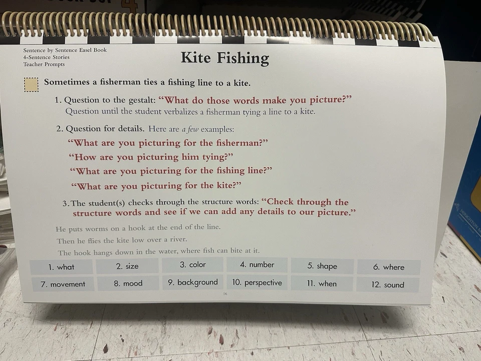 Visualizing and Verbalizing 4 Sentence by Sentence Stories Easel Book Nanci Bell - Image 2 of 2