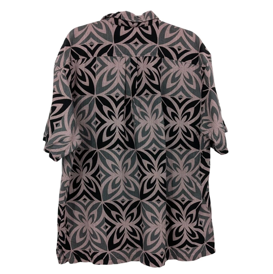 Camisa Urban Islander Hawaiana Abotonada Talla XXXL Floral Abstracta Preppy Informal Foto 2 de 4