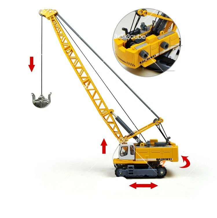 Литая модель рельсового экскаватора башенного крана из сплава 1:87 1891 - Изображение 2 из 4