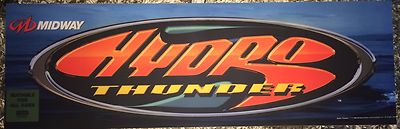 Hydro Thunder Arcade Marquee 28.5''x8.75''