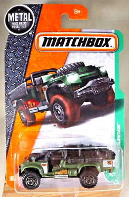 2016 Matchbox 122/125 Explorers SAHARA SURVIVOR Green w/Drk Chrome Ring FlowerSp