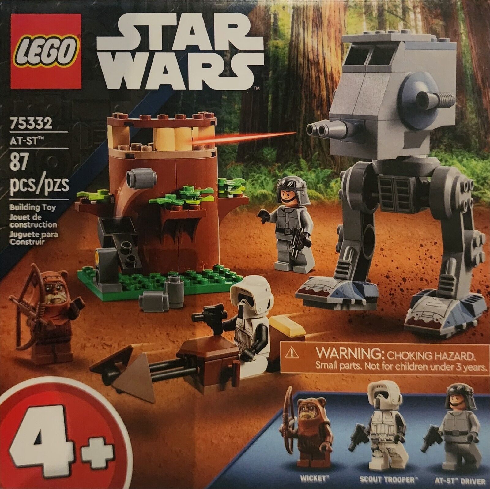 LEGO Star Wars at-ST 75332 Building Kit 87 Pieces Brand New In Sealed Box