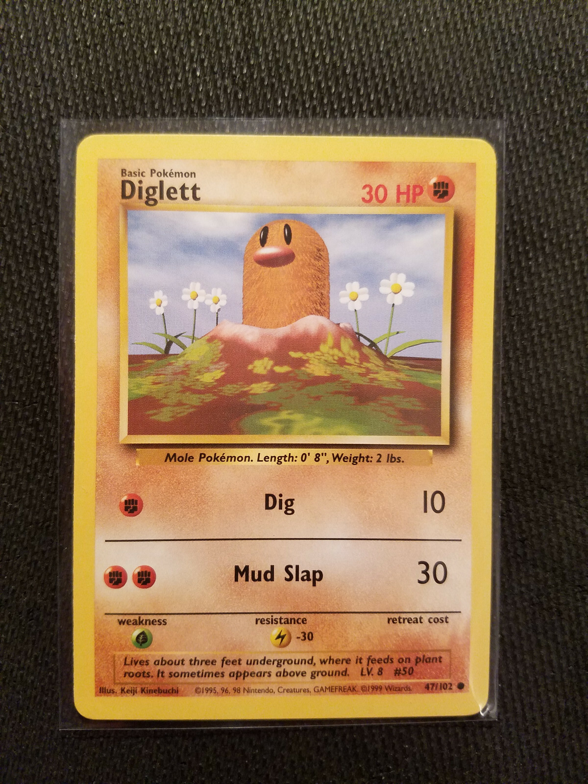 Pokemon Diglett 47/102 Base Set Unlimited Common NM/M | eBay
