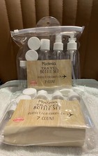 The Modesa™ Travel Bottle Sets are ideal for packing carry-on luggage.