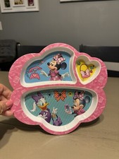 Disney Minnie Mouse Daisy Duck Kids Divided Plate Zak Designs