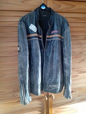 River Island Faux Leather Bomber Jacket In The Steve Mcqueen Style.