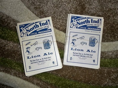 PRESTON NORTH END PNE HOME PROGRAMME 1960 - 6 - AUS LISTE AUSWÄHLEN 