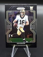 Ian Book SP Prizm Black Rookie Card RC 2021 Chronicles #PB-21 NO Saints QB