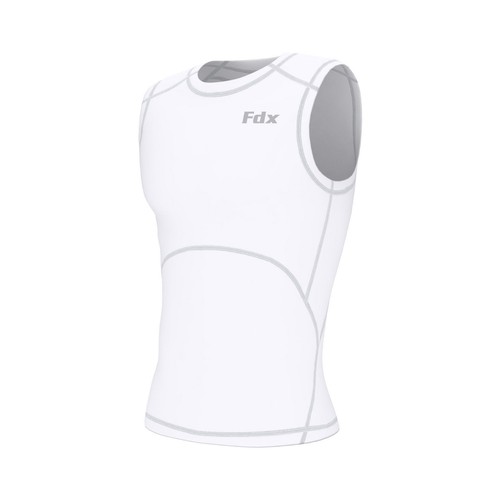 Mens Compression Armour Base Layer Tops Running Sleeveless Sports Skin Shirt FDX - Picture 7 of 22