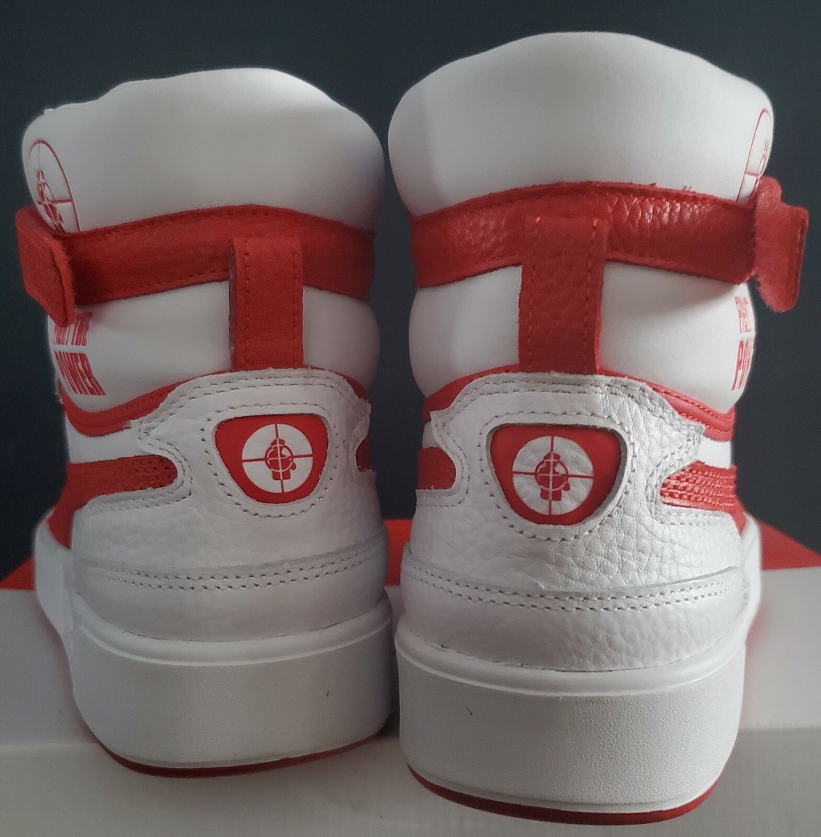PUMA SKY LX PUBLIC ENEMY★PUMA WHITE-HIGH RISK RED★兼用 Puma x Public Enemy Sky LX in White/Red — MAJOR