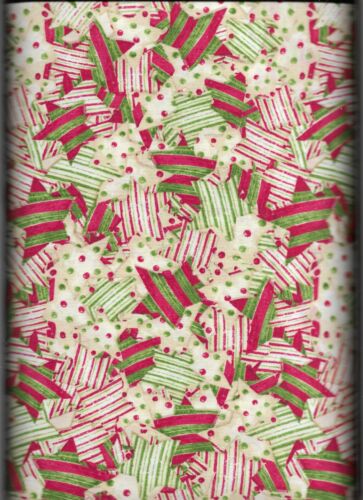 45" 100% cotton Christmas fabric "Gingerbread Christmas" by Clothworks