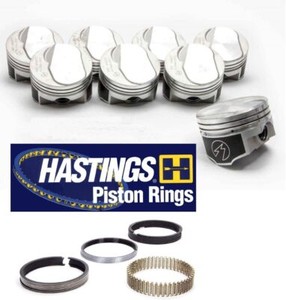 Speed Pro Small Block Chevy 350 Flat Top Pistons .30 Bore 5.7
