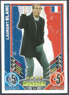 Topps Match Attax Euro 2012 - #218 - Frankreich - Manager - Laurent Blanc