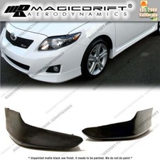 For 11-13 Toyota Corolla Oe S Style Sports Front Bumper Corner Splitters Lip Kit