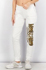 Moschino Women Regular Fit Printed Stretchable Sweatpants.