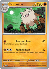 Primeape 57/165 Uncommon | 151 | Pokemon Card