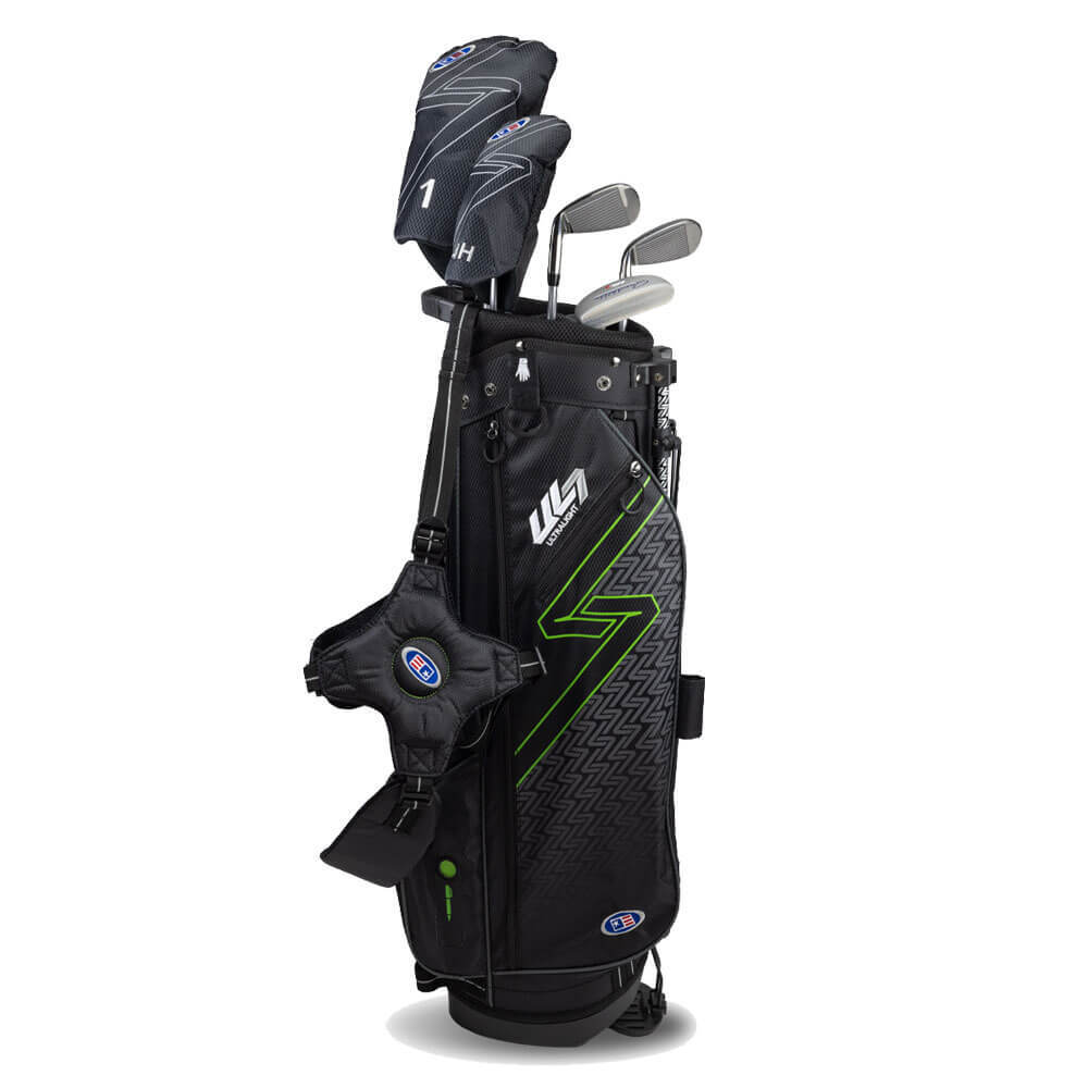 US Kids 5-Club Stand Bag Junior Boys Golf Club Set 57'' Age 10