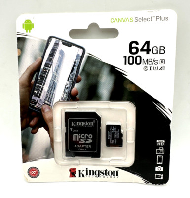 Kingston Canvas Select Plus MicroSD Card 64GB