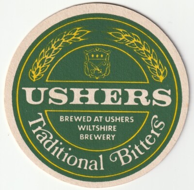 BIERMATTE - USHERS BRAUEREI - TRADITIONELLER BITTER - (Kat 027) - (1977)